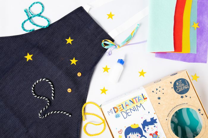Mi delantal denim - Kit para crear - Imagen 3