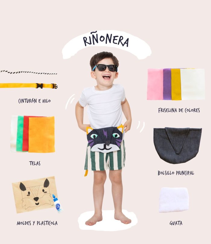 Mi riñonera wild - kit para crear - Imagen 2
