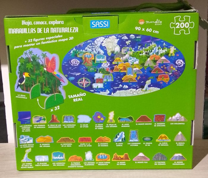 Rompecabezas Maravillas de la Naturaleza (Puzle oval 200 piezas) - Imagen 2