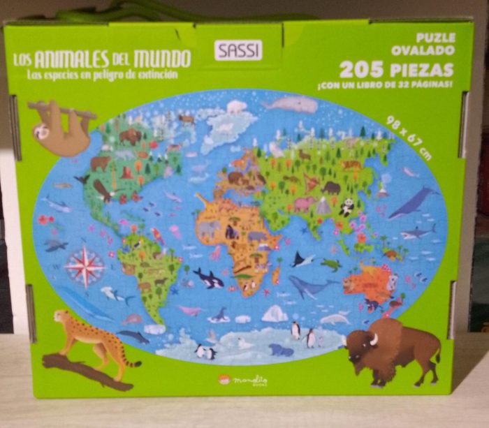 Rompecabezas Los animales del mundo (205 piezas) - Imagen 2