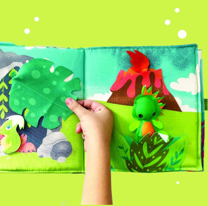 Libro de tela Tierra de Dinos - Imagen 2