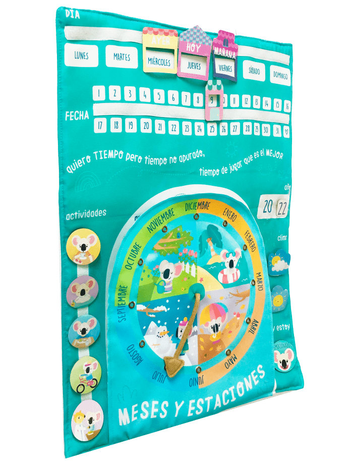 Libro de tela - Calendario de rutinas - Imagen 3