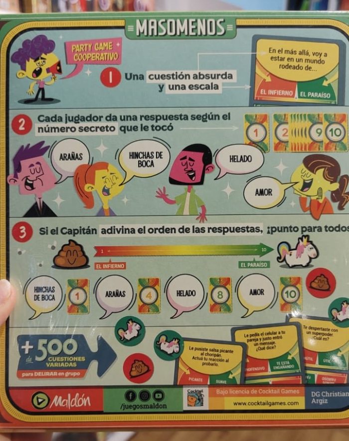 Juego de mesa Masomenos - Imagen 2