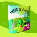 Libro de tela Tierra de Dinos