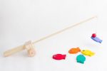 Juego de pesca de madera