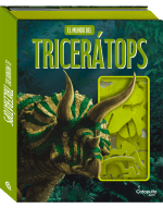 EL MUNDO DEL TRICERATOPS - Libro y piezas para armar