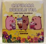 Capibara bubble tea - Libro para colorear